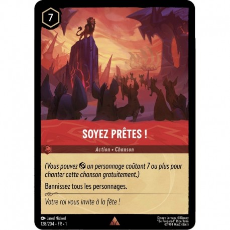 Soyez Prêtes ! Foil DIsney Lorcana