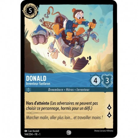 Donald, Inventeur fanfaron Foil Disney Lorcana