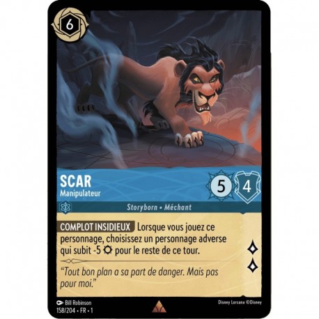 Scar, Manipulateur Foil Disney Lorcana