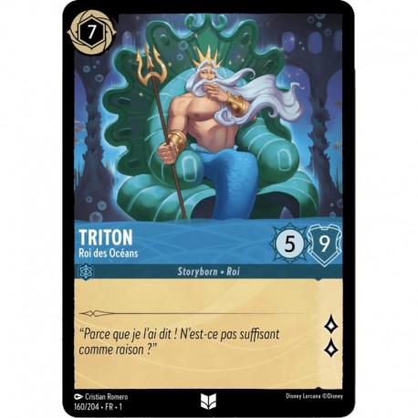 Triton, Roi des Océans Foil Disney Lorcana