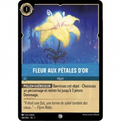 Fleur aux Pétales d'Or Foil Disney Lorcana