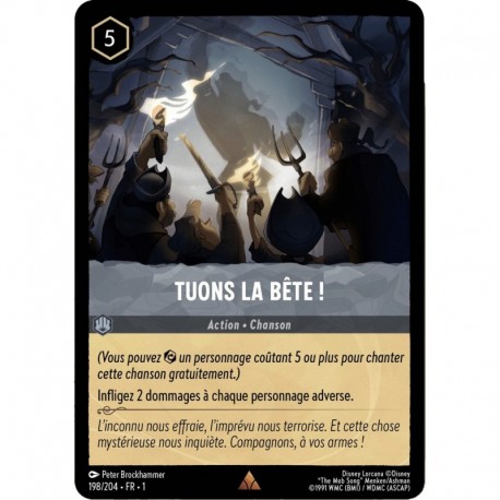 Tuons la Bête ! Foil Disney Lorcana