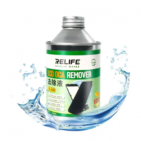 Liquid to remove the battery and rear glass of smartphones