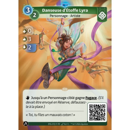 Danseuse d'Étoffe Lyra - Altered KS TCG