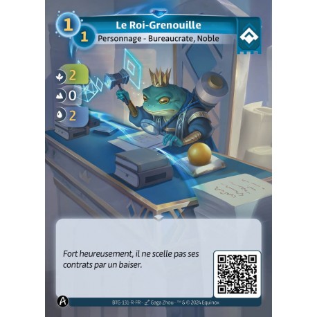 Le Roi-Grenouille - Altered KS TCG