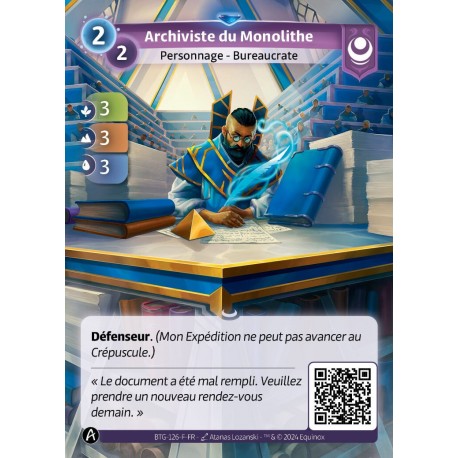 Monolith Archivist - Altered KS TCG