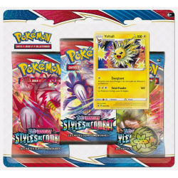 3 Boosters - Tripack Pokémon - Styles de Combat EB05 - Voltali