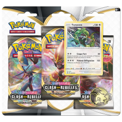 3 Boosters - Tripack Pokémon - Clash des Rebelles EB02 - Rayquaza