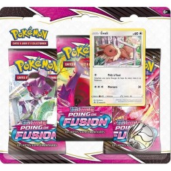 Tripack Pokémon - Poing de Fusion EB09 - Evoli / x3 Boosters