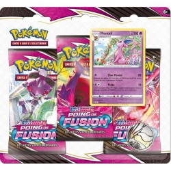 x3 Boosters / Tripack Poing de Fusion : Mentali EB09 Pokémon