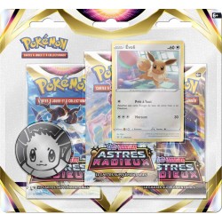 x3 Boosters / Tripack Astres Radieux : Evoli EB10 Pokémon