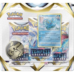 Tripack Pokémon Tempête Argentée : Manaphy EB12 / 3 Boosters