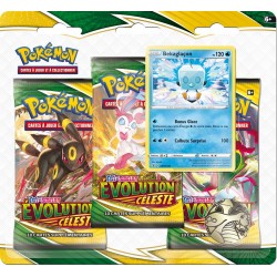 Tripack Evolution Céleste : Bekaglacon EB07 Pokémon / 3 Boosters