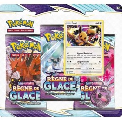 Tripack Règne de Glace : Ronflex EB06 Pokémon / 3 Boosters