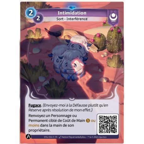 Intimidation Altered KS RARE
