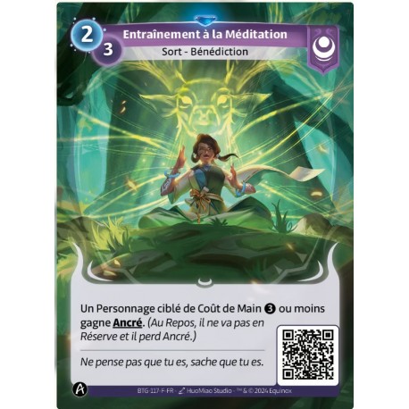 Meditation Training Altered TCG