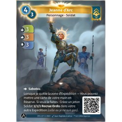 Jeanne d' Arc 4-3 / Unique Ordis - Altered TCG - Edition KS - NUMERIQUE SEULEMENT