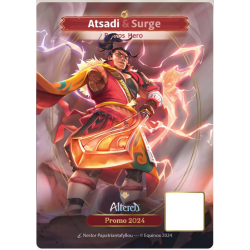 Atsadi & Surge Carte Promo 2024 / Hero Bravos - Altered TCG - Edition KS - NUMERIQUE SEULEMENT