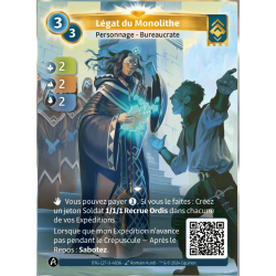 Légat du Monolithe carte Unique Altered TCG KS