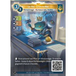 Le Roi Grenouille Carte Unique Altered KS TCG