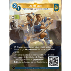 Cadets Ordis Carte Unique Altered KS TCG