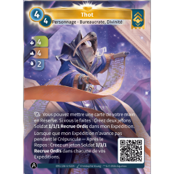 Thot 4-4 / Unique Ordis - Altered TCG - Edition KS - NUMERIQUE SEULEMENT