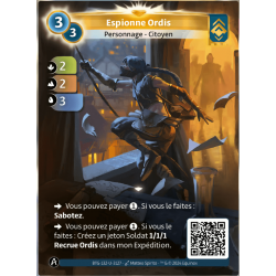 Espionne Ordis / Unique Ordis - Altered TCG - Edition KS - NUMERIQUE SEULEMENT