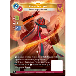 Comédien Lyra Carte Unique Lyra Altered TCG