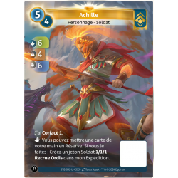 Achilles 5-4 / Carte Unique Ordis - Altered TCG - Edition KS - NUMERIQUE SEULEMENT