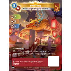 Shenlong ALT carte Unique Bravos Altered TCG