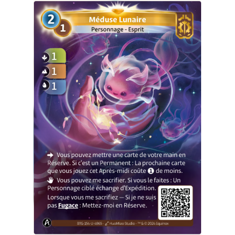 Méduse Lunaire Carte Unique Axiom Altered TCG