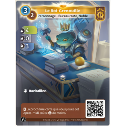 Le Roi Grenouille Carte Unique Axiom Altered TCG