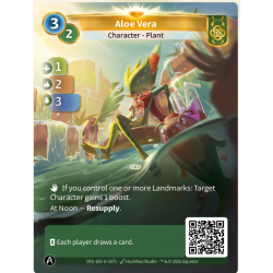 Aloe Vera Carte Unique Muna Altered TCG