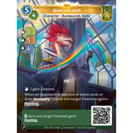 Quetzalcoatl 5-4 Unique Card Muna Altered TCG