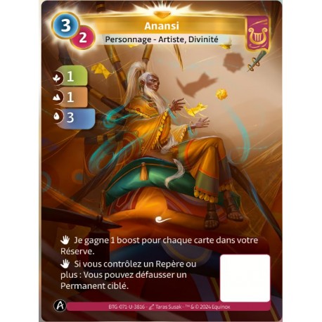 Anansi Carte unique Lyra Altered TCG