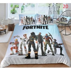 Fortnite Bedding Set Anime Battle Royale Duvet Cover with Pillowcase, 4 Bedding Sizes