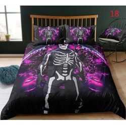 Fortnite Bedding Set Anime Battle Royale Duvet Cover with Pillowcase, 4 Bedding Sizes