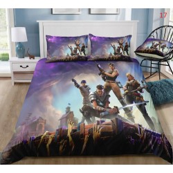 Fortnite Bedding Set Anime Battle Royale Duvet Cover with Pillowcase, 4 Bedding Sizes