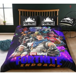 Fortnite Bedding Set Anime Battle Royale Duvet Cover with Pillowcase, 4 Bedding Sizes