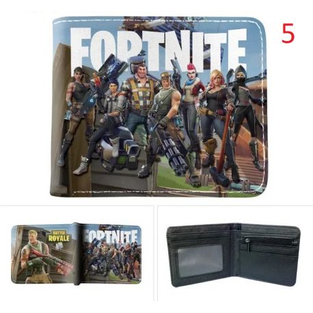 Portefeuille Fortnite Royale Battle en cuir pour hommes, cadeau idéal