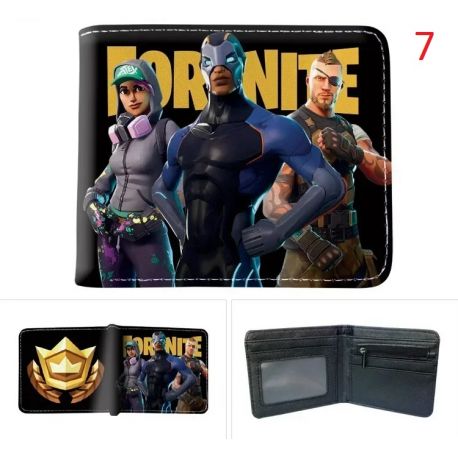 Portefeuille Fortnite Royale Battle en cuir pour hommes, cadeau idéal