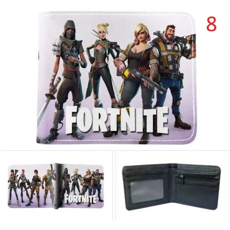 Portefeuille Fortnite Royale Battle en cuir pour hommes, cadeau idéal