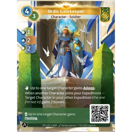 Ordis Gatekeeper Unique Card Muna Altered TCG