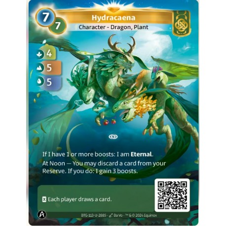 Hydracaena (3 boost) Card Unique Muna Altered TCG KS