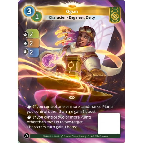 Ogun Unique card Muna Altered TCG KS