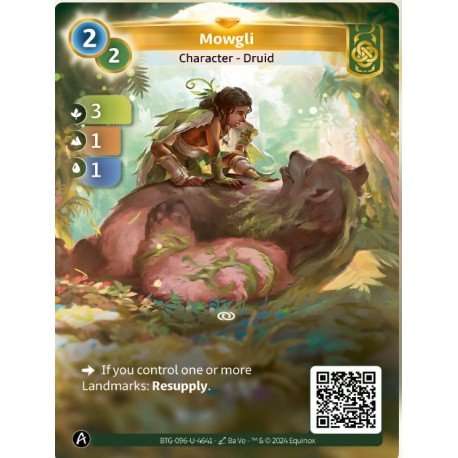 Mowgli Unique Card Muna Altered TCG KS