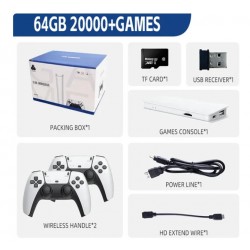 cosnole retro gaming 10000  jeux game stick 4k pro