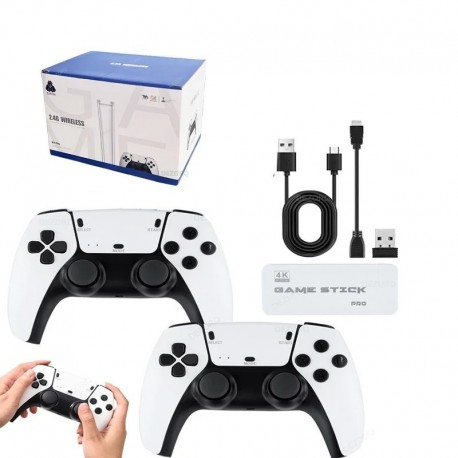 cosnole retro gaming 10000 jeux game stick 4k pro