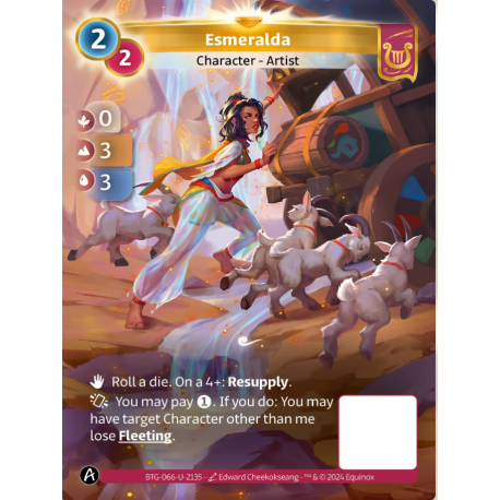 Carte Esmeralda Unique KS TCG Altered