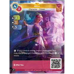 Alice Carte Unique Lyra Altered TCG